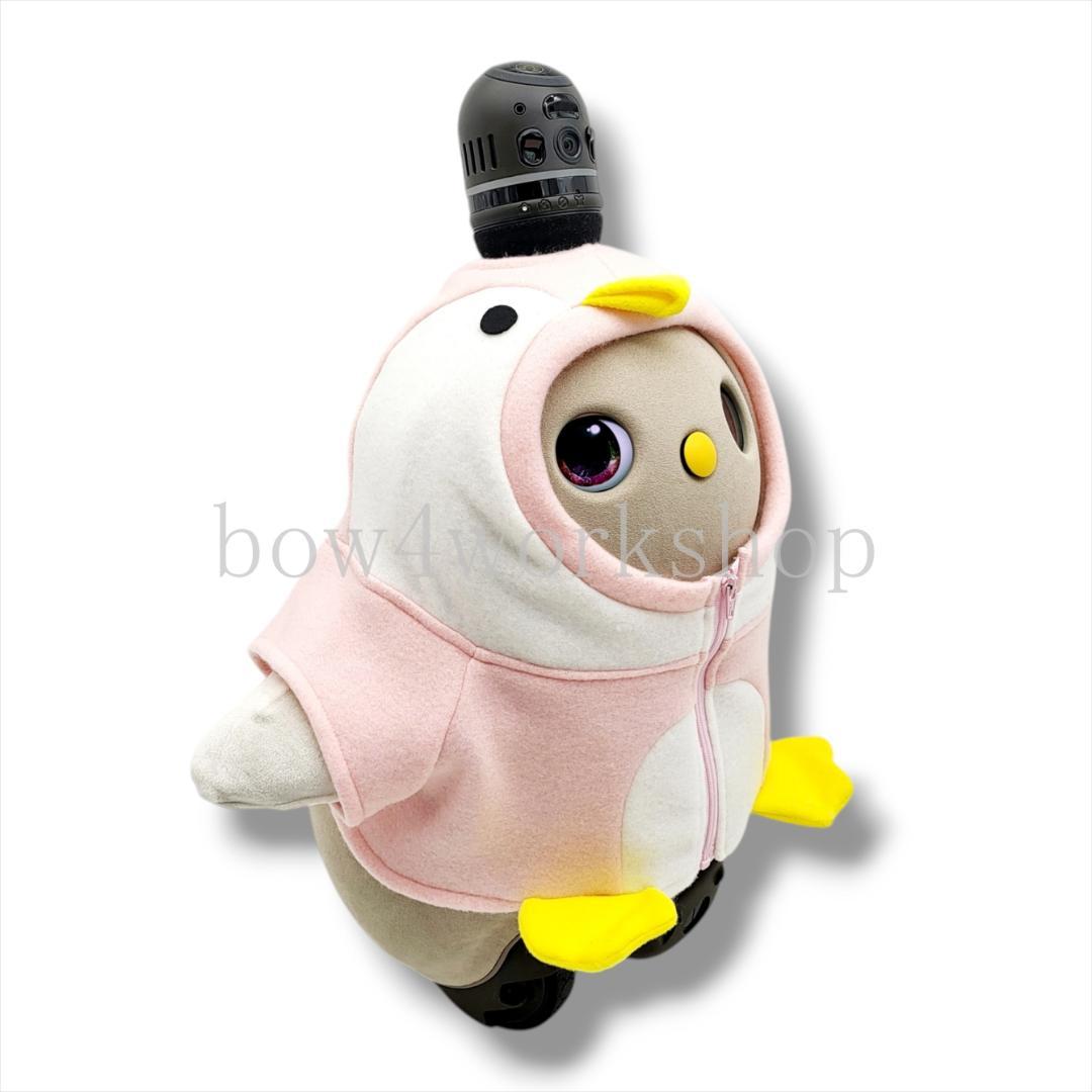 ラボット LOVOT ラボットの服ハンドメイド　ペンギンちゃんパーカー（ピンク）