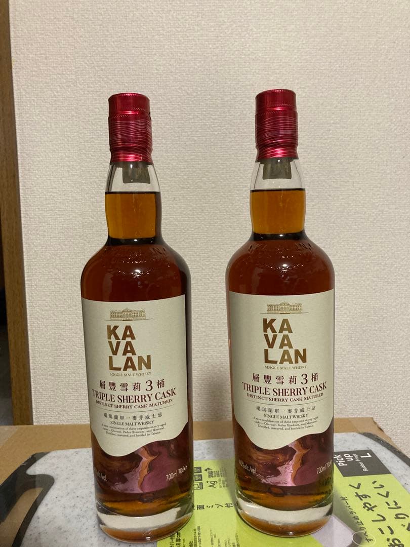 KAVALAN カバラン リプルシェリーカスク ウイスキー 2本セット