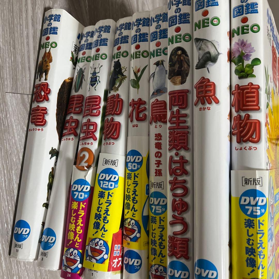 小学館の図鑑NEO 12冊➕学研の図鑑LIVE2冊　楽しみながら知識が身につく