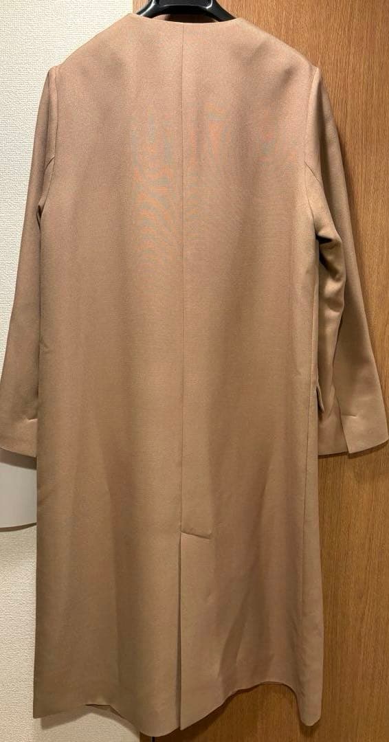 新品未使用　SHIPS any:＜洗濯機可能＞ダブルクロス ノーカラー コート