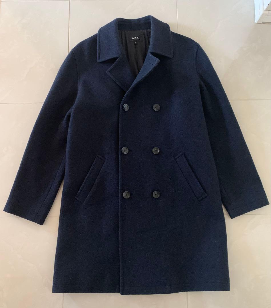 美品　A.P.C. アーペーセー ダブルチェスターコート