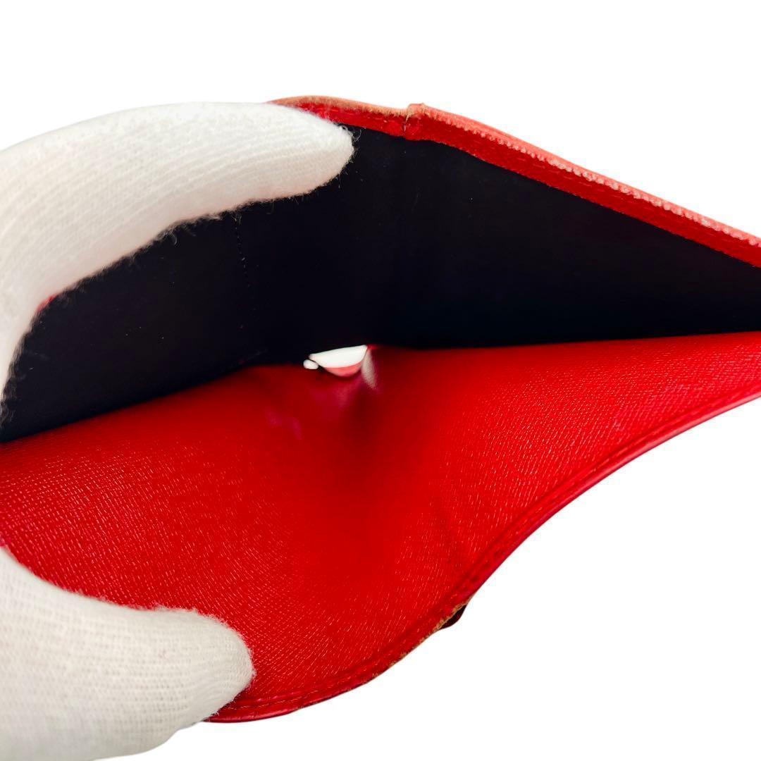 Louis Vuitton エピ レッド レディース 折財布 7101