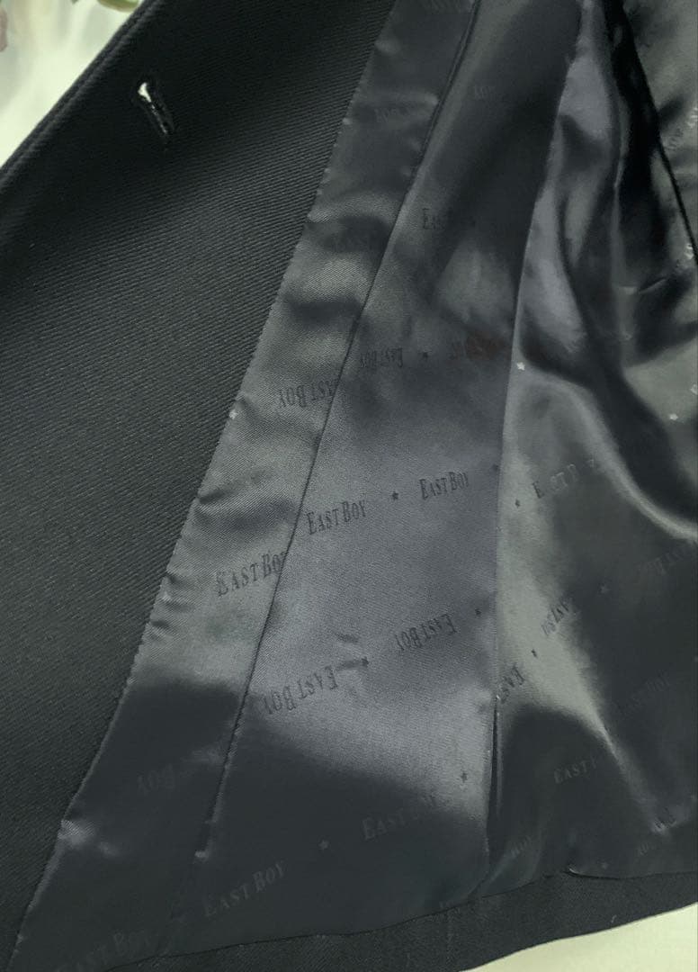 イーストボーイ　ブレザー　ネイビー　金ボタン　7号