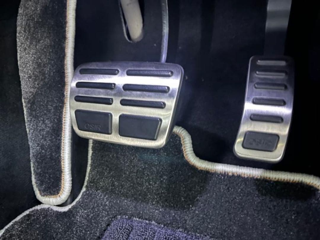 OSIR ステンレス　アクセル・ブレーキペダルカバー2個セット