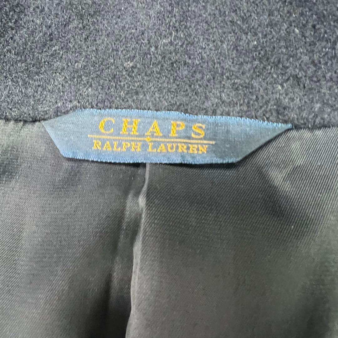 極美品　ラルフローレン　チェスターコート　ダブル　ネイビー　ウール　A5