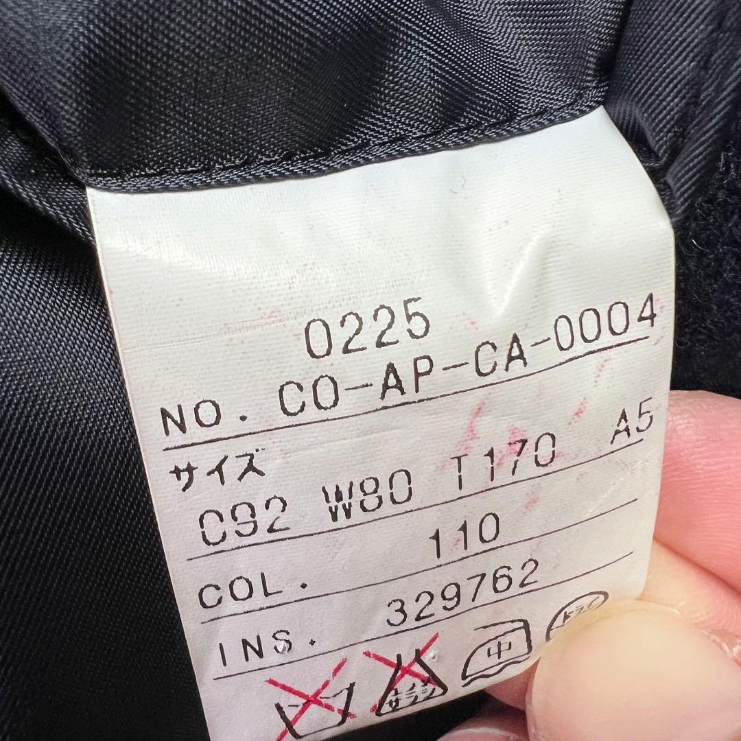 極美品　ラルフローレン　チェスターコート　ダブル　ネイビー　ウール　A5