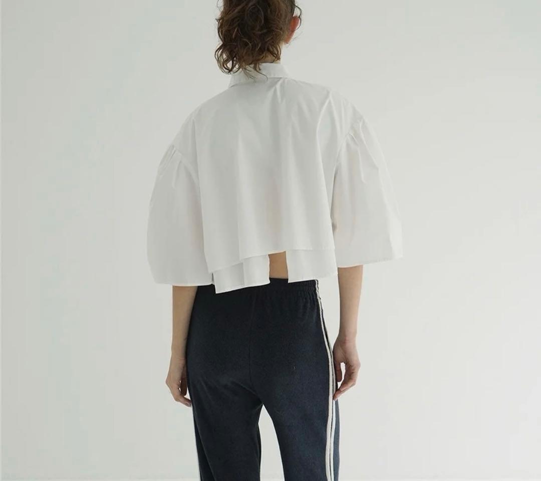 【CLANE】 新品未使用　S レイヤードニュアンスシャツ　ホワイト