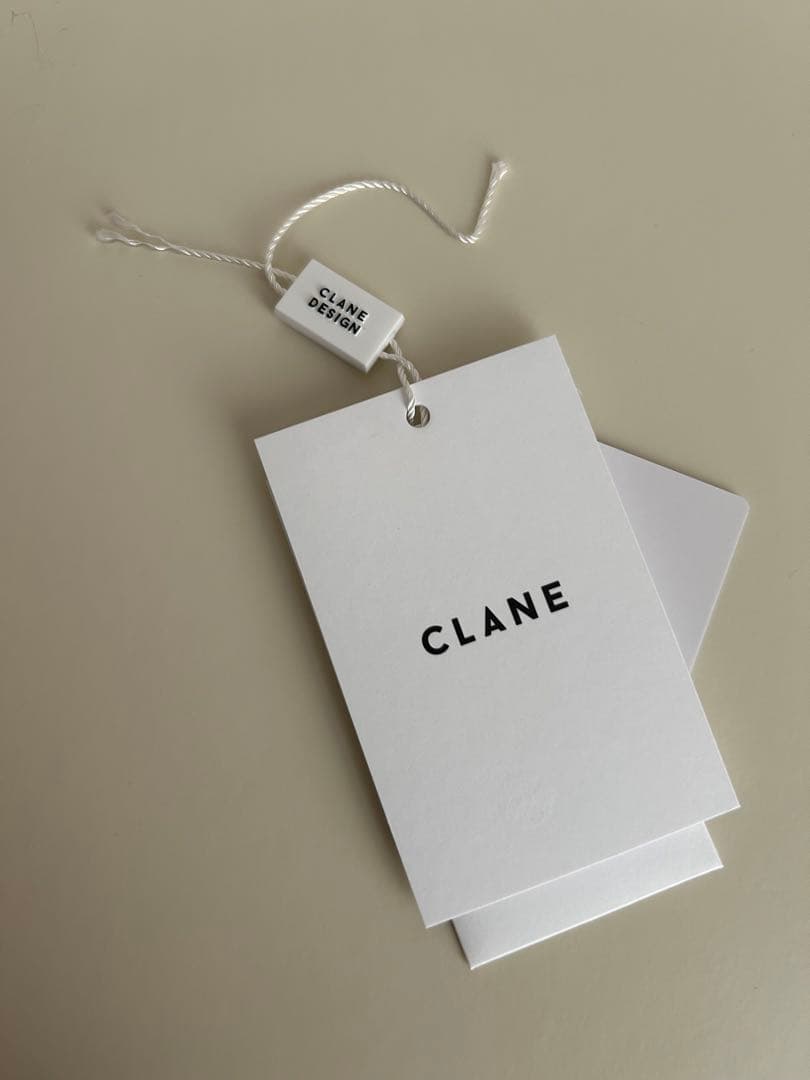 【CLANE】 新品未使用　S レイヤードニュアンスシャツ　ホワイト