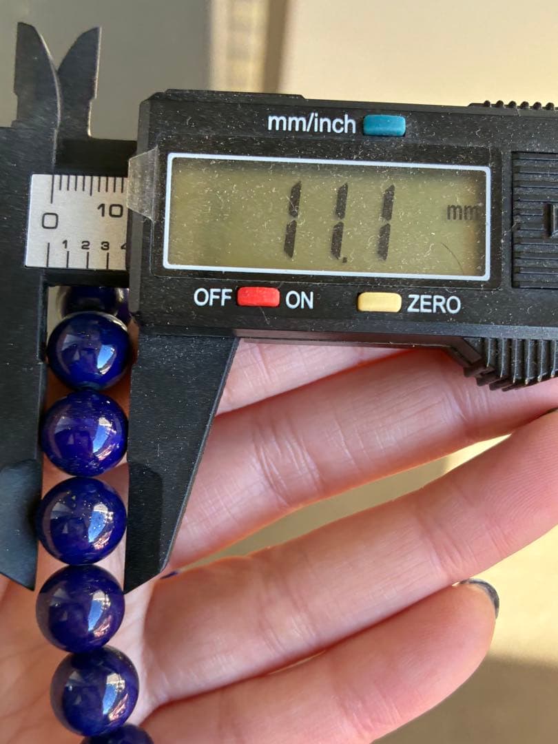 極上✨ロイヤルブルー　旧鉱山アフガニスタン産ラピスラズリのブレスレット