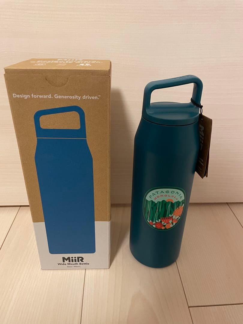 Miir パタゴニア ロゴ 水筒 青