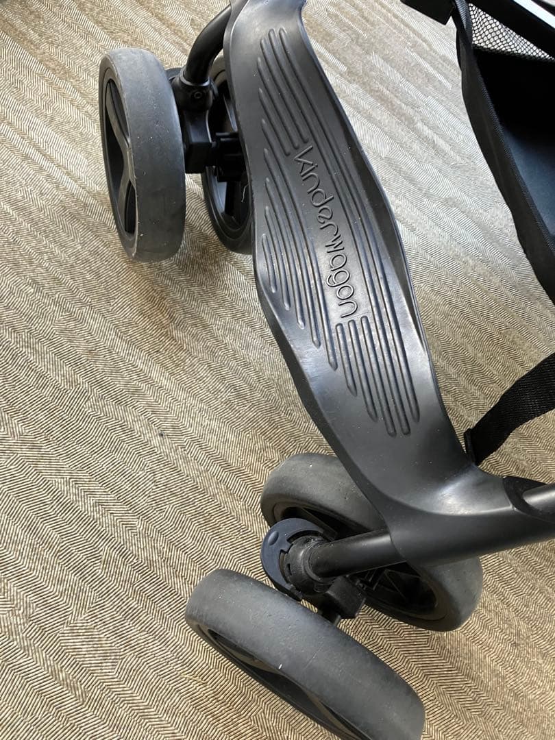 kinderwagon 2人乗ベビーカー DUO シティHOP ネイビー