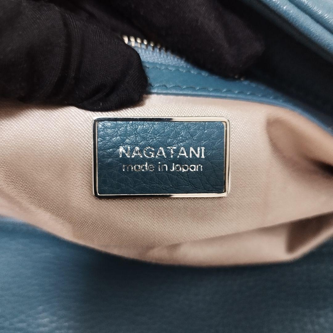 美品☆　NAGATANI 2WAY　ボストンバッグ　ショルダーバッグ　レザー