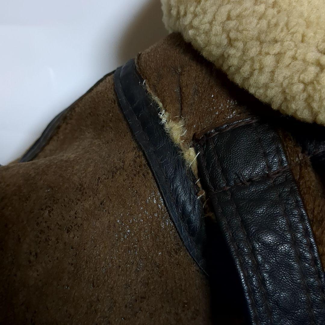 ✨AVIREX✨ムートンジャケット B3 40 シープレザー Lサイズ