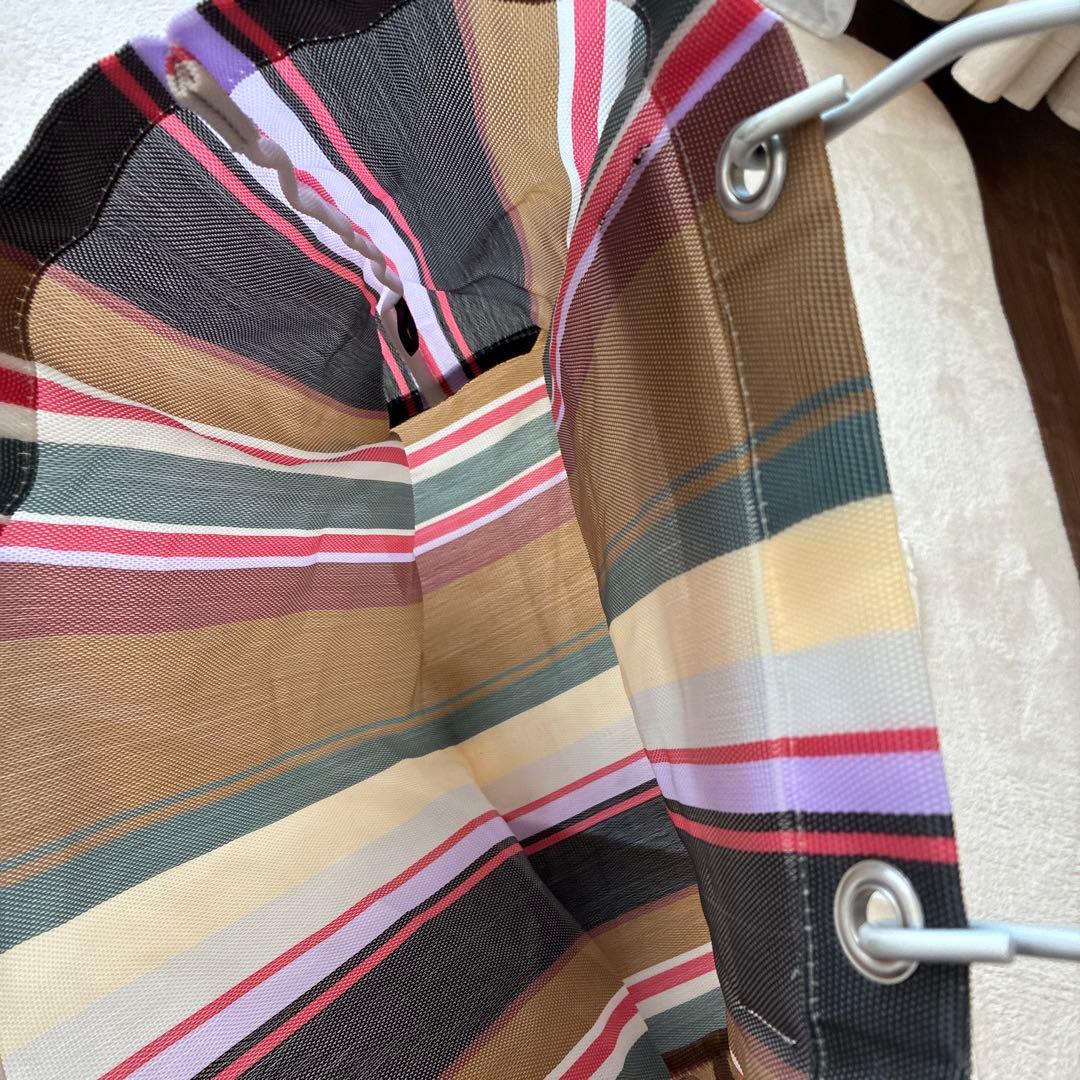 マルニ ストライプバッグ トート 保存袋付き