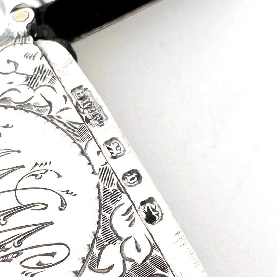 ★1895年代 英国★純銀製 マッチケース イギリス 925 バーミンガム