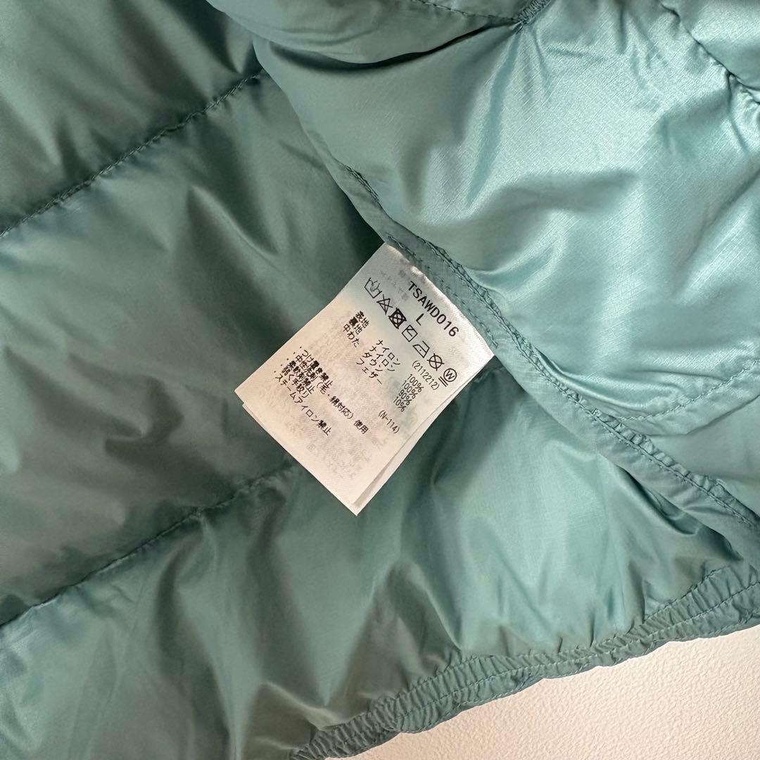 marmot ダウン　ミント　水色　ティファニー　モンベル　ネージュダウン