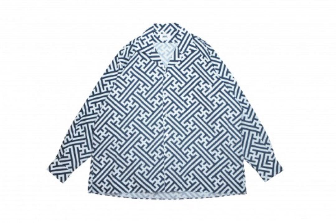 WAX 卍 open shirts 長袖 L