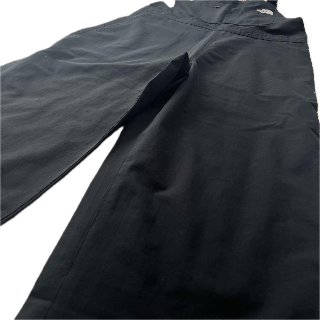 【美品】ザノースフェイス　サロペット　オーバーオール　L　ブラック　アウトドア