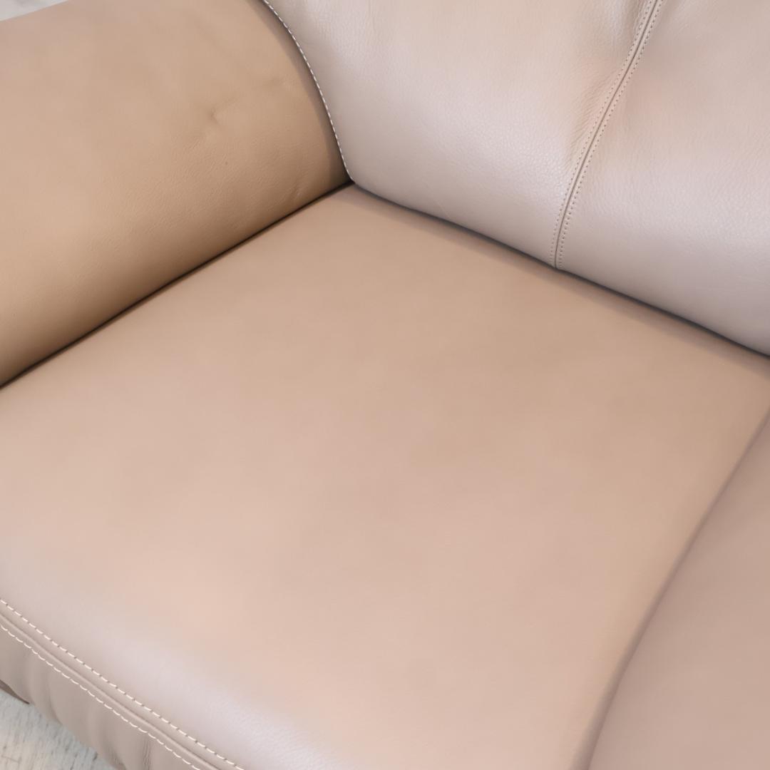 karimoku カリモク家具 ZW73 本革 1人掛けソファ レザー シングル