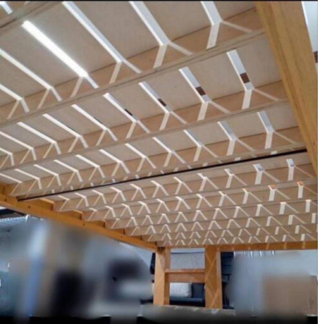 G★SOLID ロフトベッド　耐荷重700kg 子供部屋　ハンガーフック付き