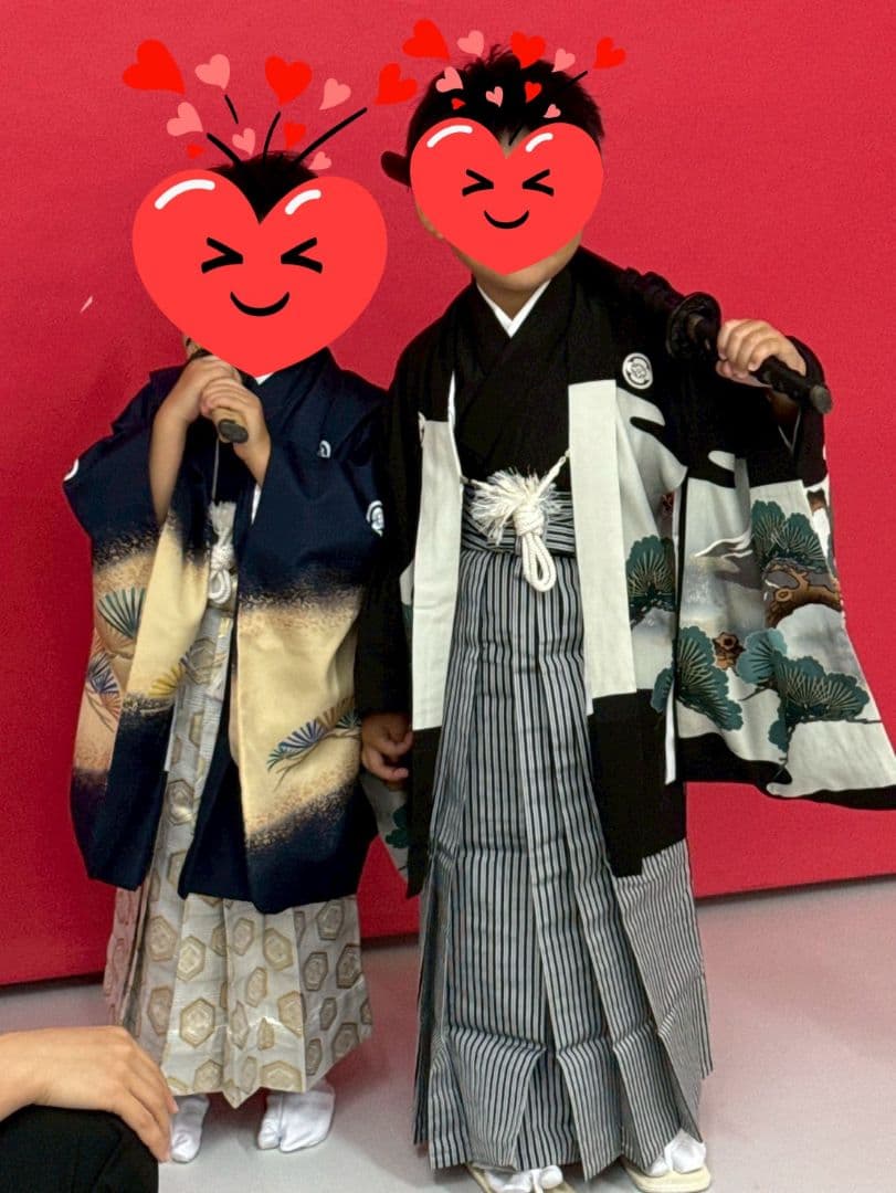 はおり、袴、長襦袢、草履他　五歳