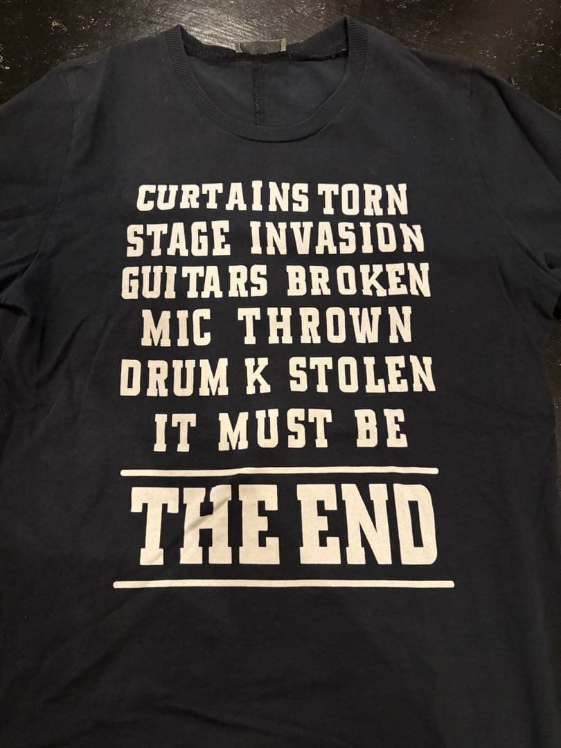 j*w様 ディオールオム エディスリマン 2005AW THE END Tシャツ