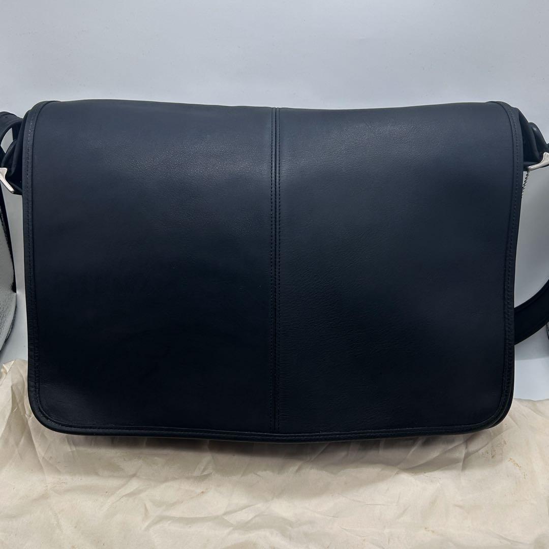 美品✨COACH 5206 ブリーフケース 本革 オールレザー ブラック 黒