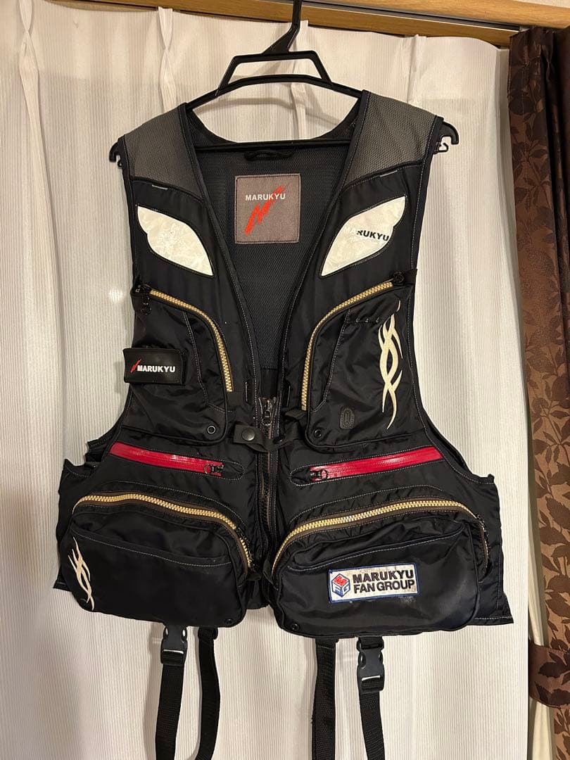 MARUKYU ブラックライフジャケットつよし