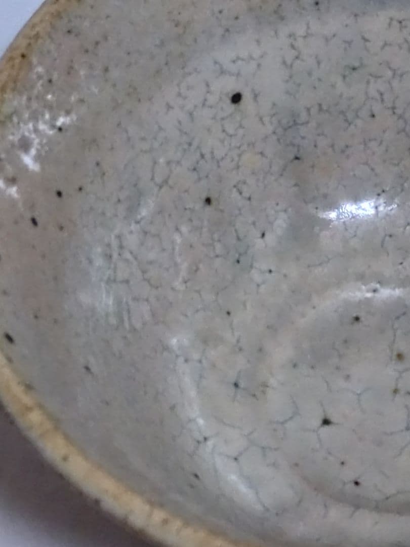 茶道具　古物　粉引唐津　抹茶碗