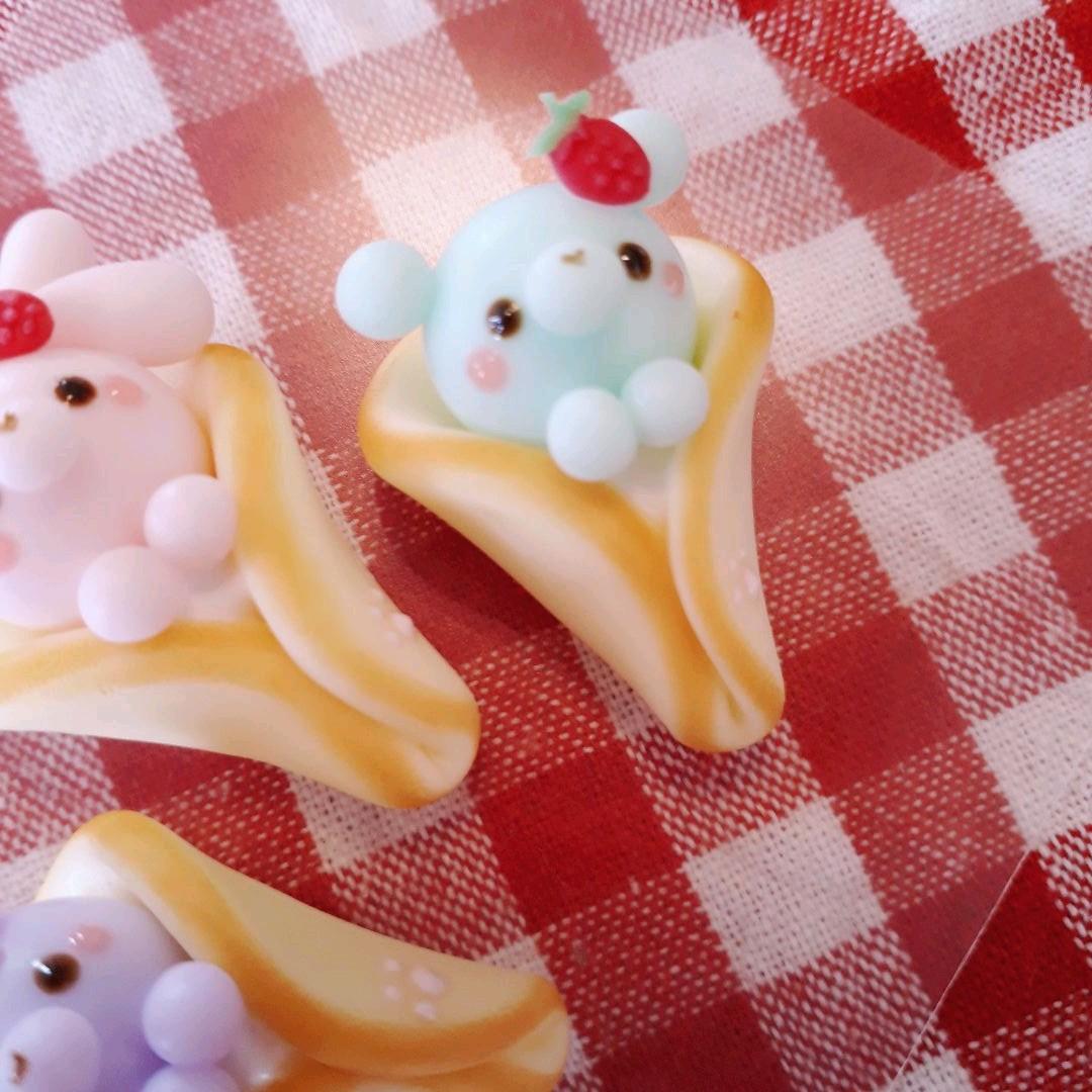 くまクレープ♡