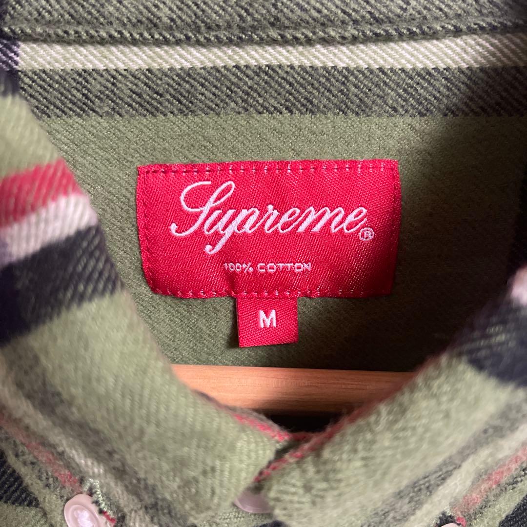 Supreme Tartan Flannel Shirt ネルシャツ　Mサイズ