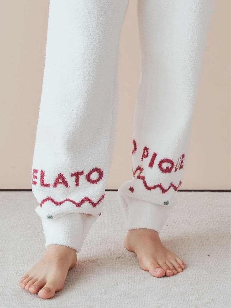 新品 ジェラートピケ ノルディックプルオーバー&ロングパンツ セット