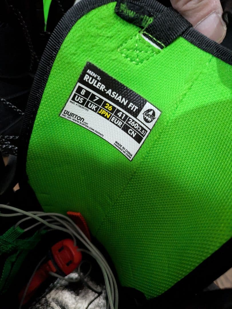 バートン　BURTON　スノーボードブーツ　ルーラー　RULER　26cm
