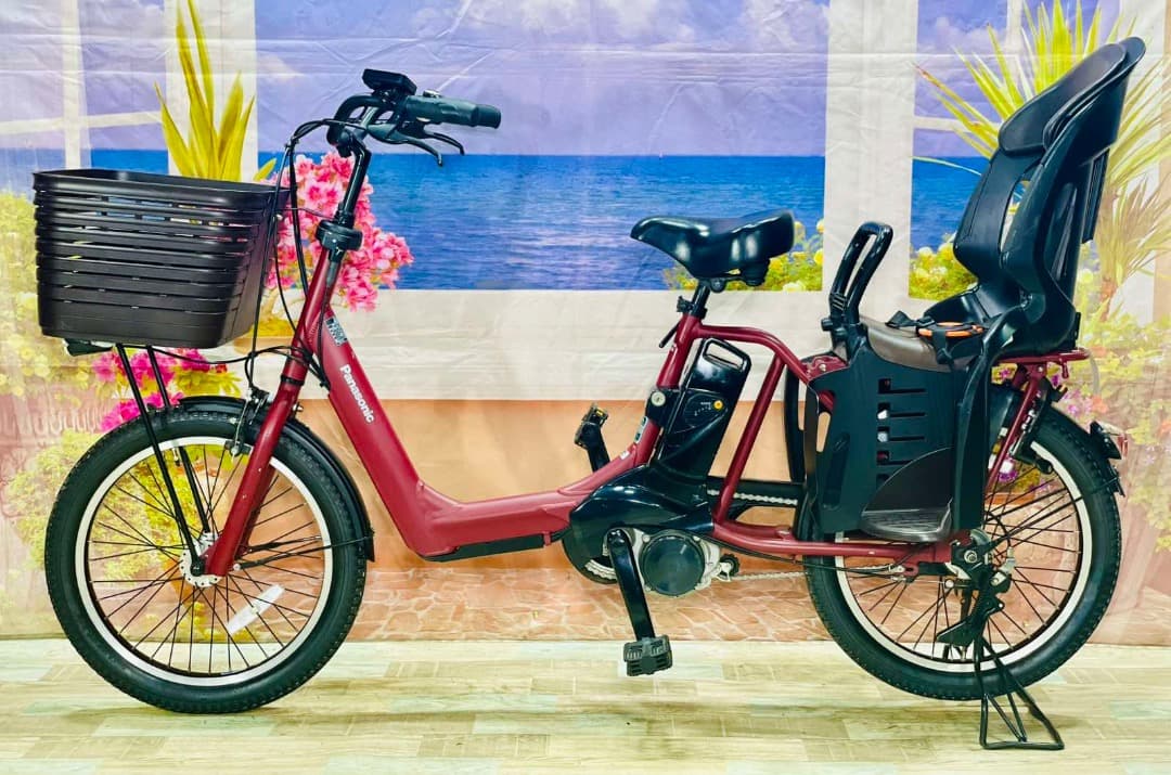 Y2508ギュットアニーズ⭐️13AH！パナソニック子供乗せ電動アシスト自転車