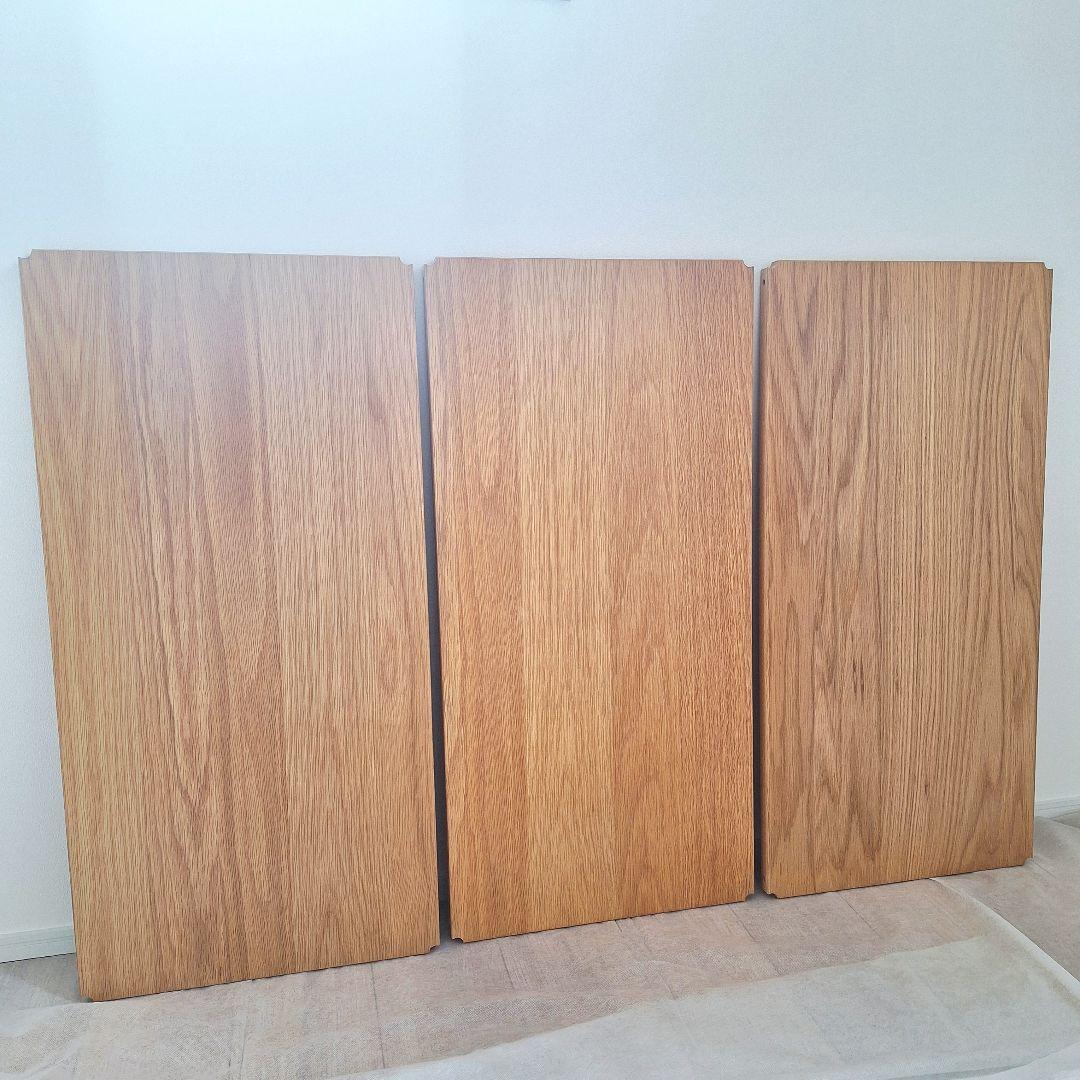 無印良品　ステンレスユニットシェルフ　棚板３枚