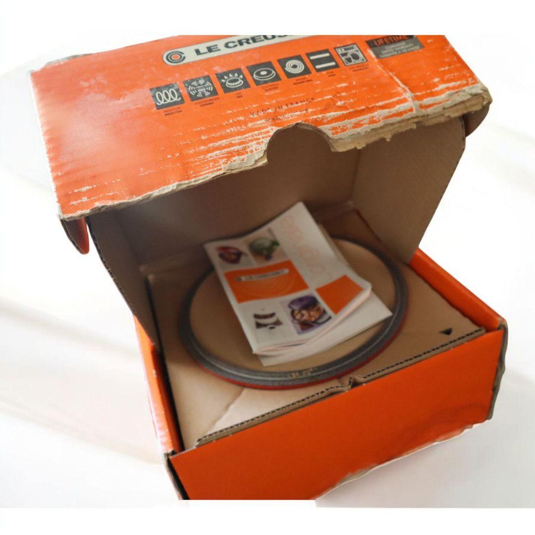 【新品未使用】LE CREUSET 赤 ココットロンド18cm
