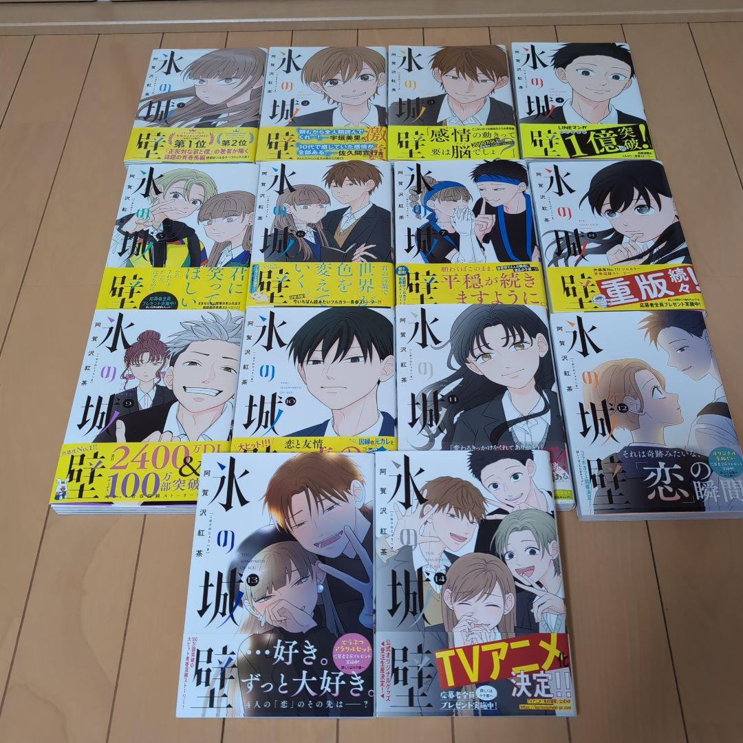 氷の城壁 1〜14巻 全巻セット 阿賀沢紅茶 特典付き 初版 全巻帯付き