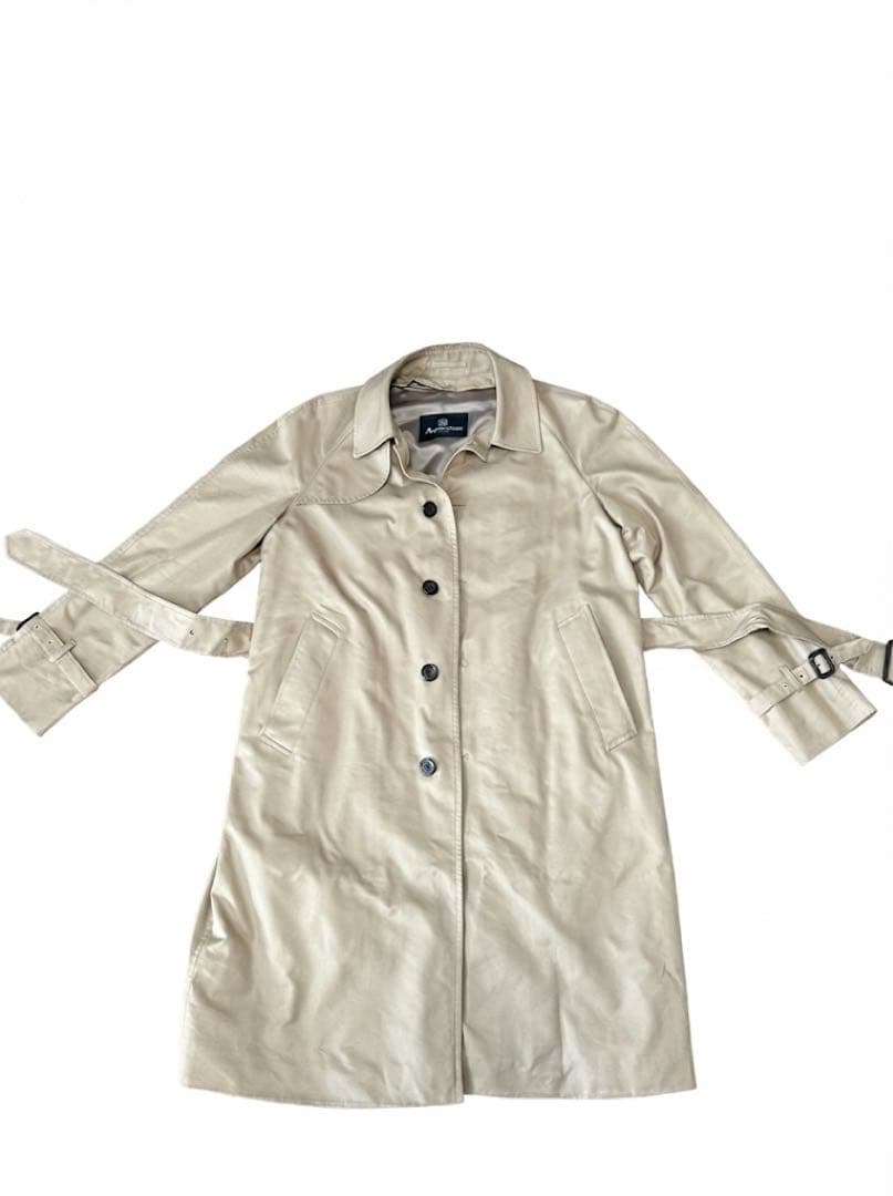 アクアスキュータム シングルベルテッドコート 38 L ※定価15万