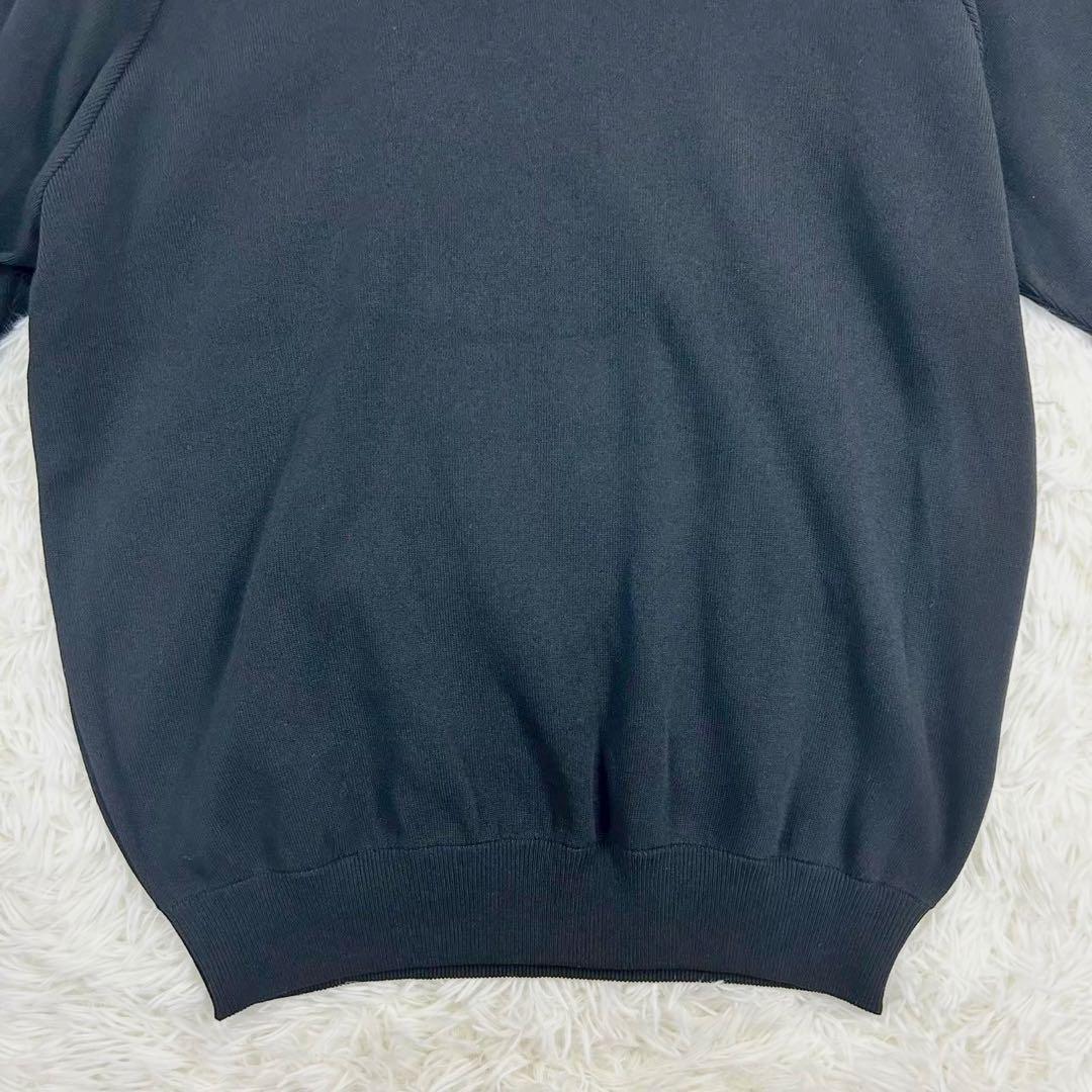 極美品　ボーダーズアットバルコニー　RAYONKNIT SWEATER 黒　M