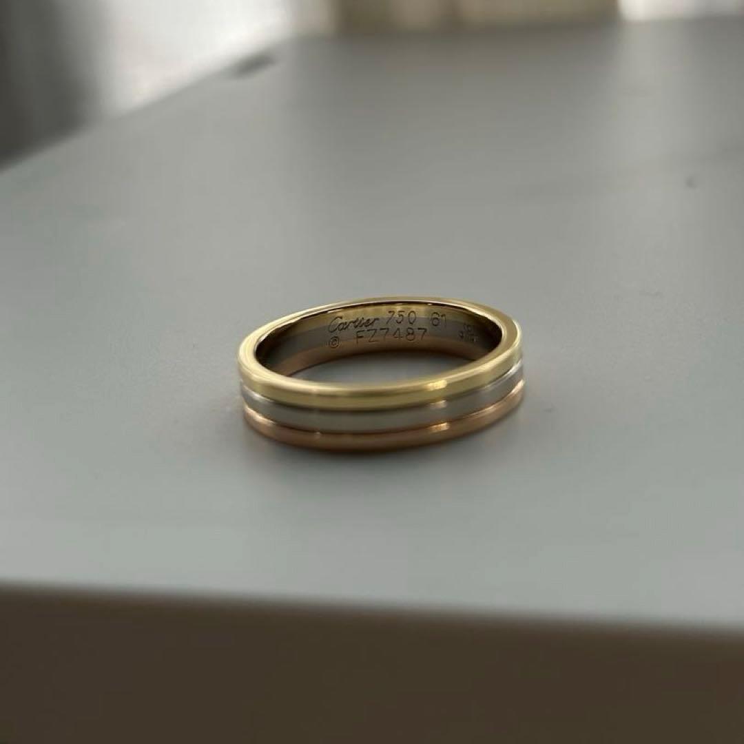 Cartier K18 ヴァンドーム スリーカラーリング　サイズ61