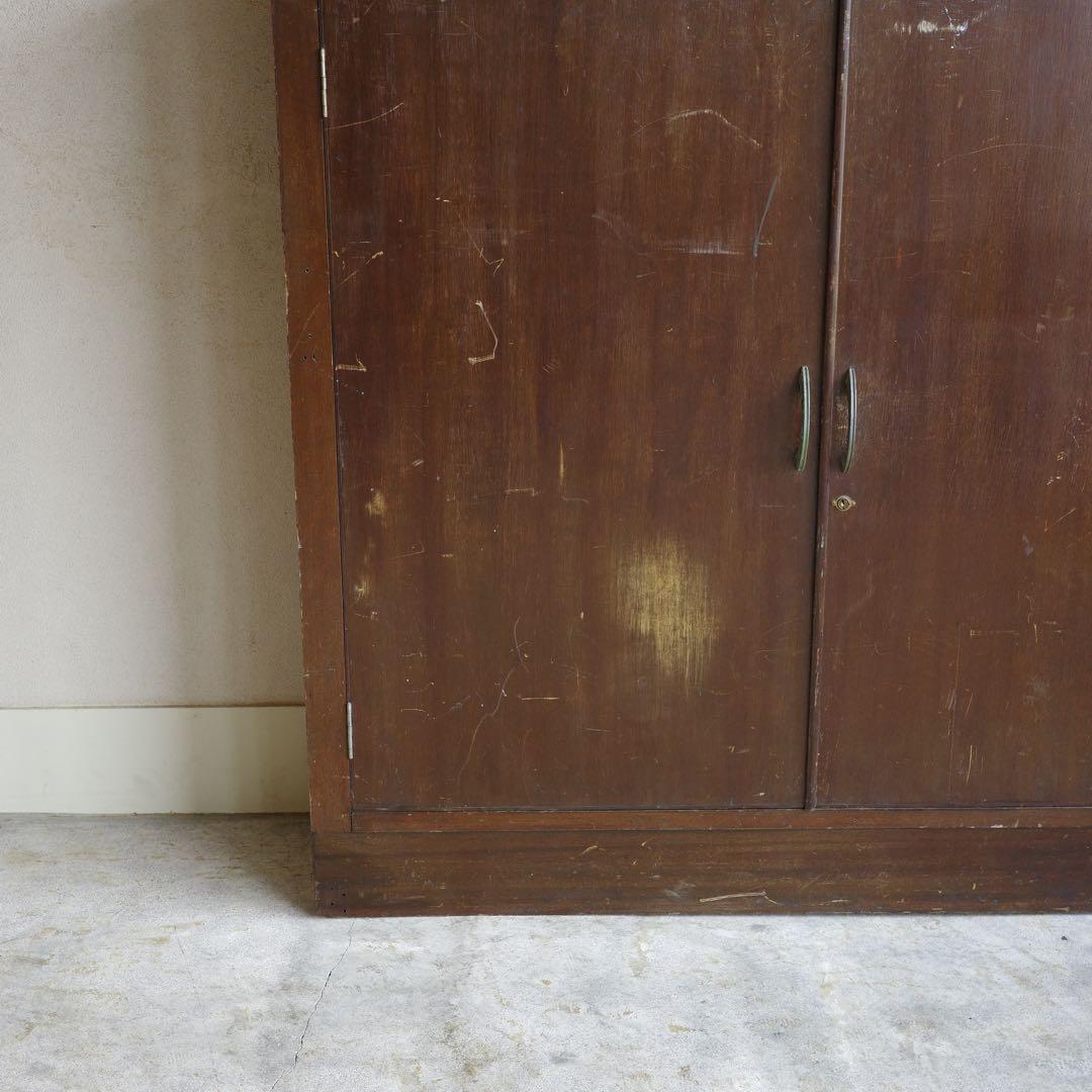 MM！横長の大きな飾り棚　古家具