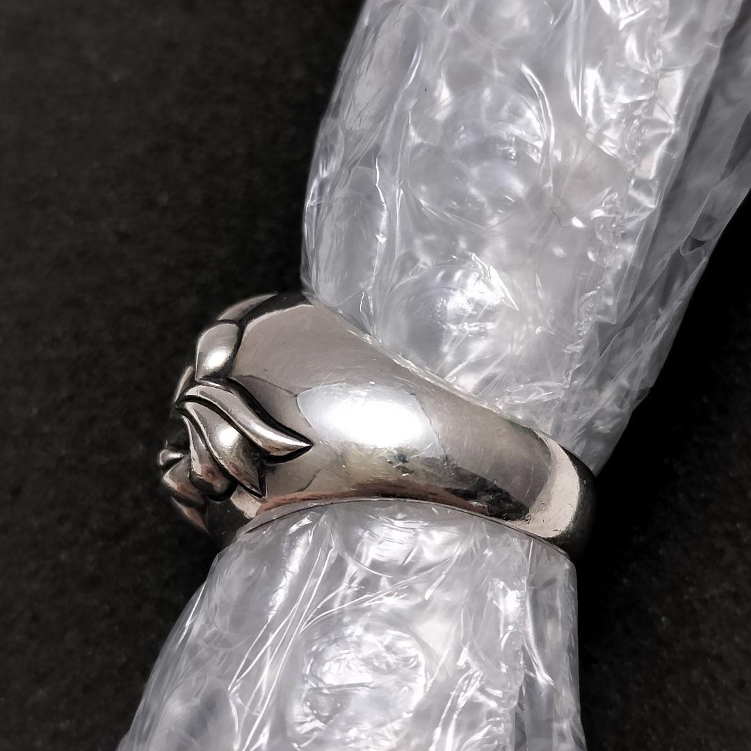 希少廃盤 エムズコレクション 百合 紋章 リング 指輪 23号 シルバー