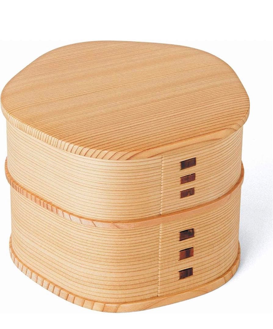 秋田杉 曲げわっぱ 梅花 弁当 まげわっぱ 弁当箱 日本製　新品　大館工芸社