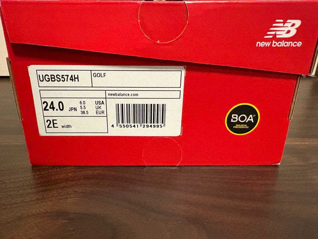 New Balance WL574 ゴルフシューズ ホワイト⭐︎24㎝