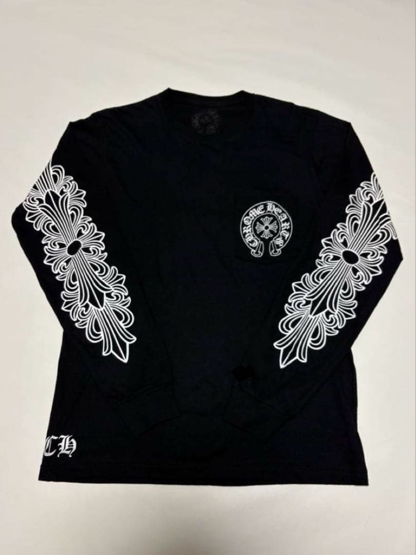 クロムハーツ ロンT 黒 XLサイズ