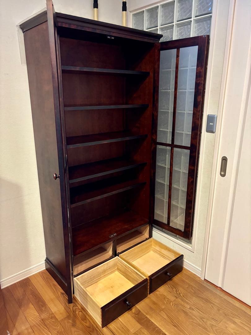 和光　北海民芸　書棚90