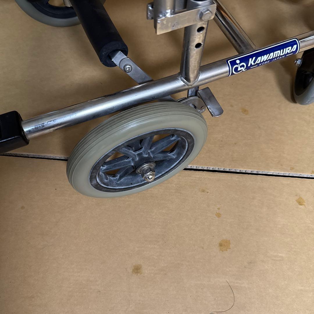 kawamuraサイクル 入浴用車椅子 イエロー　【A-107】