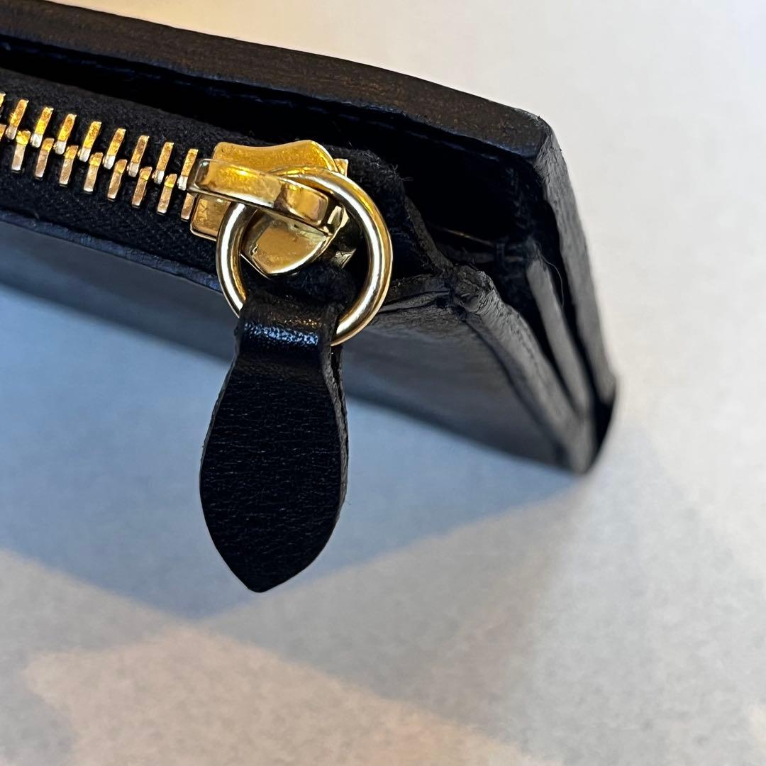 美品 IL BISONTE イルビゾンテ 長財布 ブラック