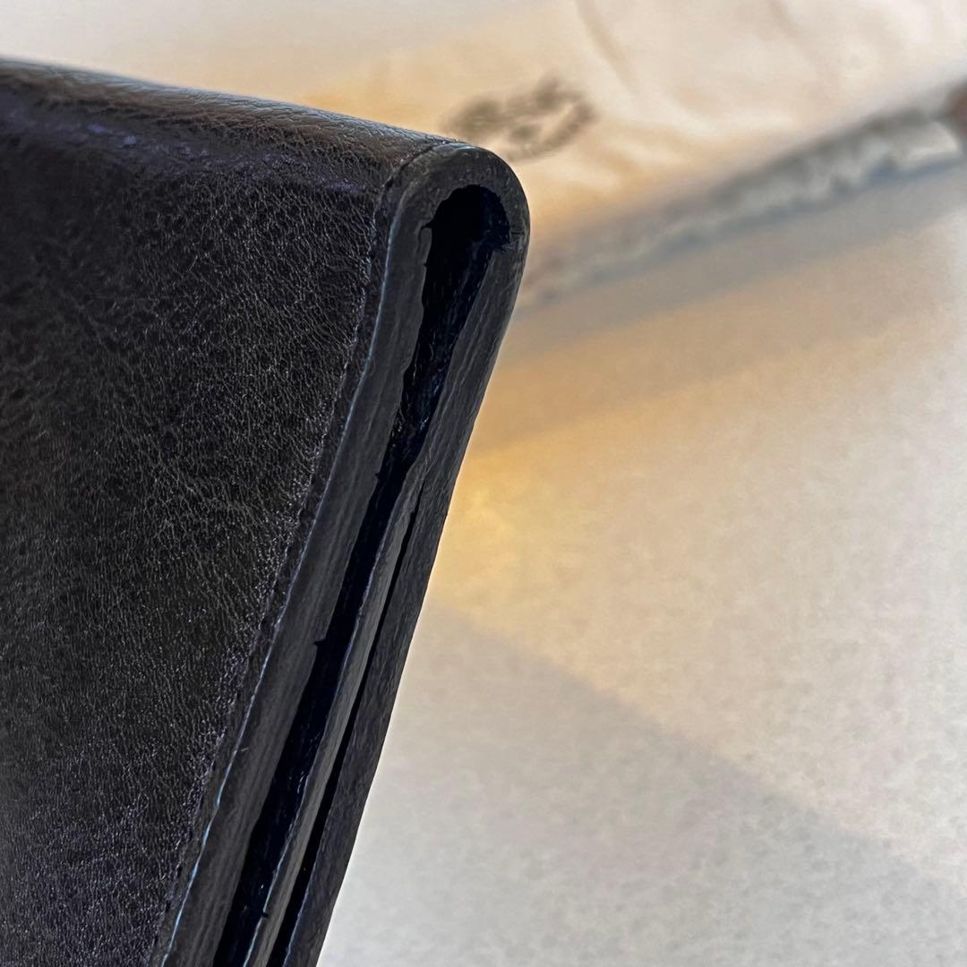 美品 IL BISONTE イルビゾンテ 長財布 ブラック