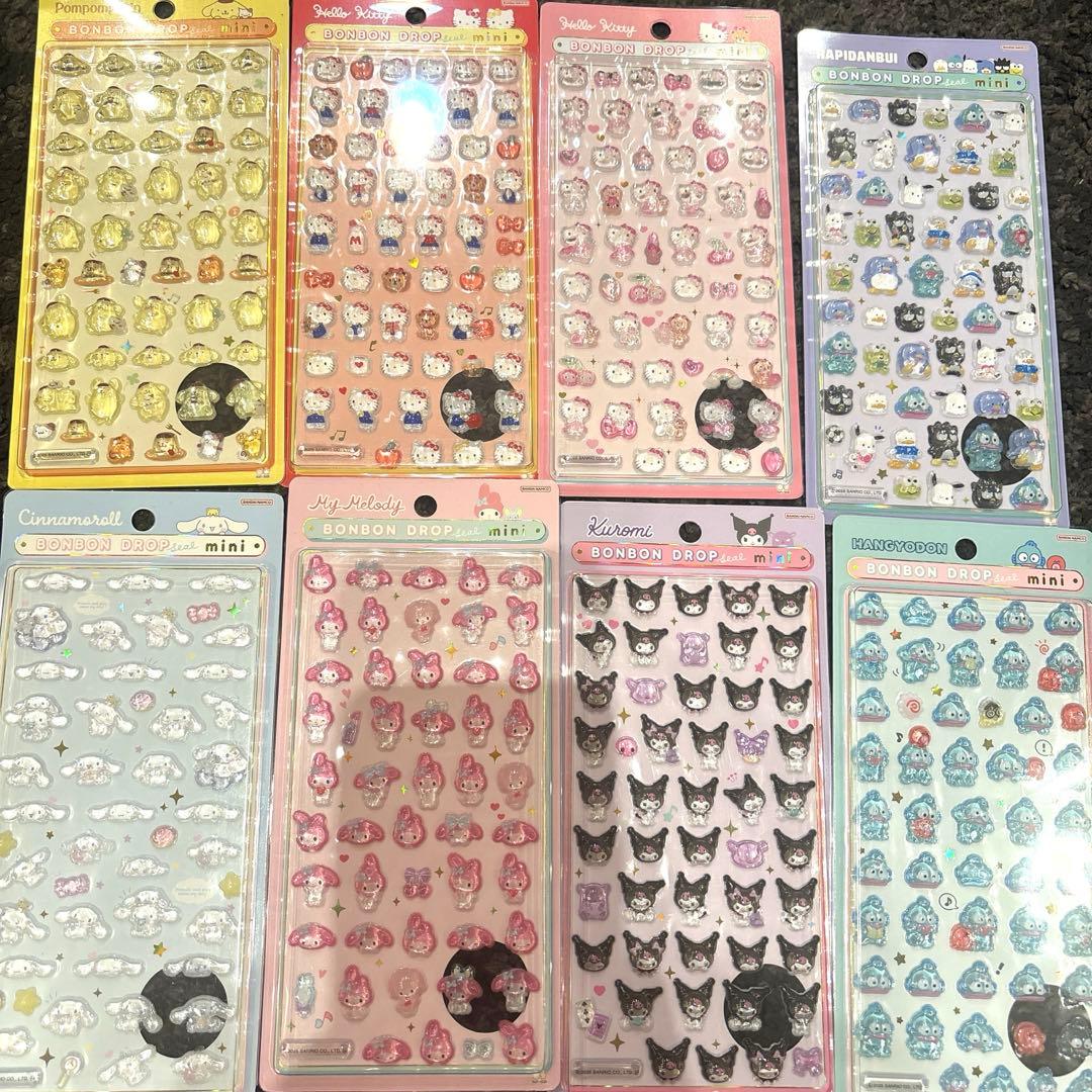 正規品サンリオミニボンボンドロップ８枚